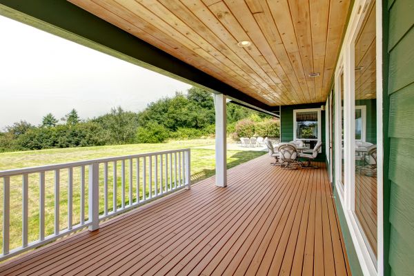 Deck Railing Painting